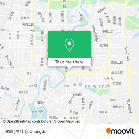领峰(西1门) map