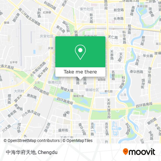 中海华府天地 map