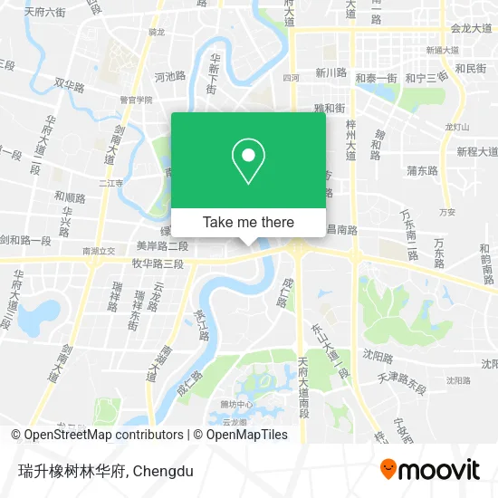 瑞升橡树林华府 map