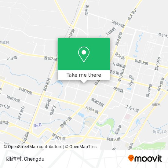 团结村 map