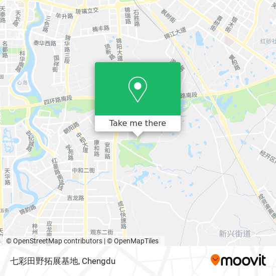 七彩田野拓展基地 map