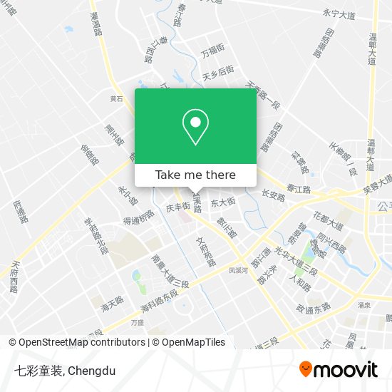 七彩童装 map