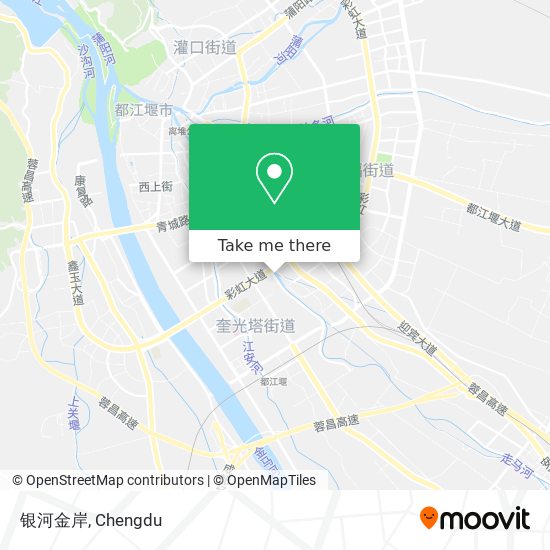 银河金岸 map