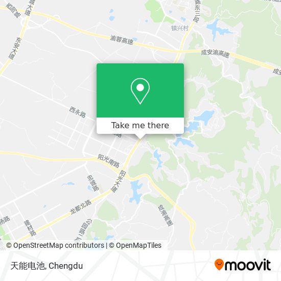 天能电池 map