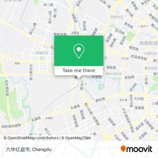 六华亿超市 map