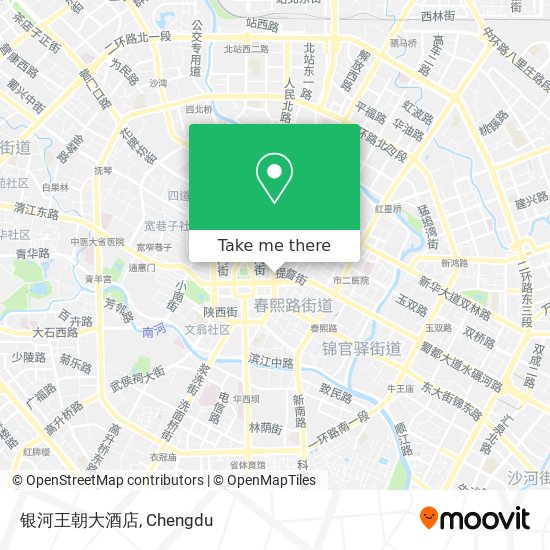 银河王朝大酒店 map