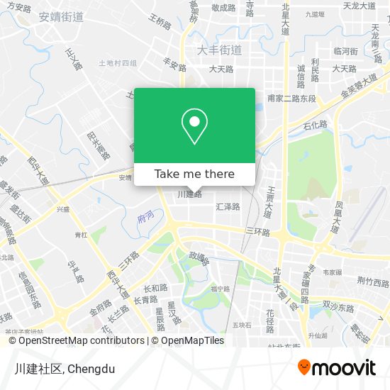 川建社区 map