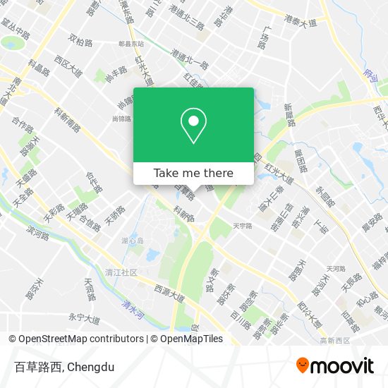 百草路西 map