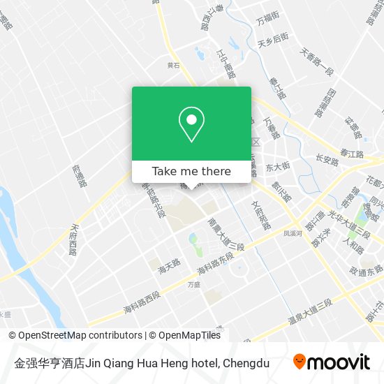 金强华亨酒店Jin Qiang Hua Heng hotel map