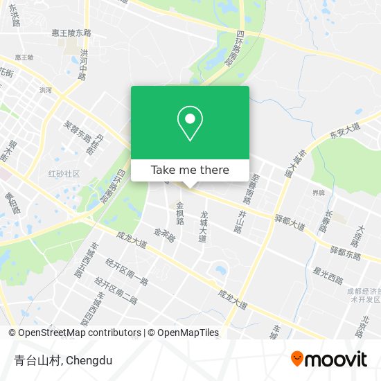 青台山村 map