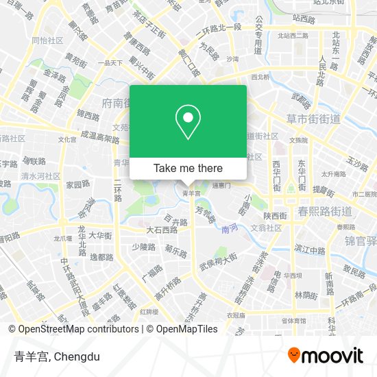 青羊宫 map