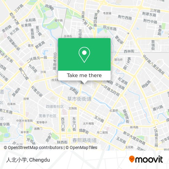 人北小学 map