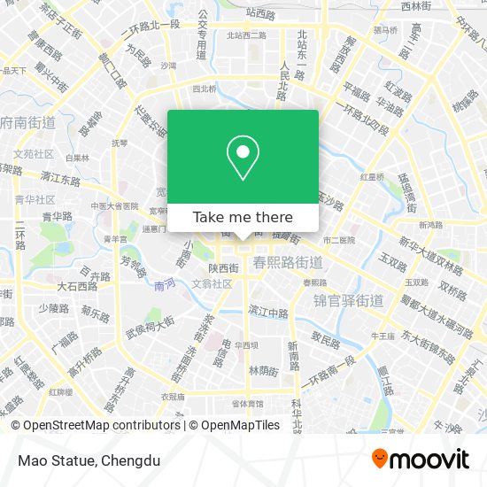Mao Statue map
