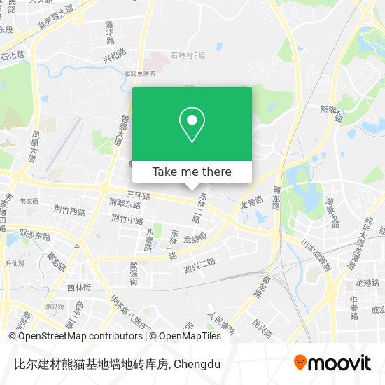 比尔建材熊猫基地墙地砖库房 map