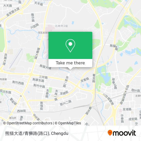 熊猫大道/青狮路(路口) map