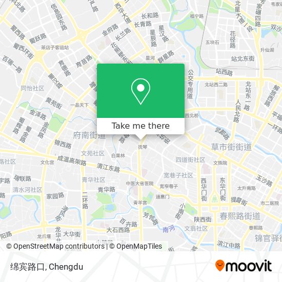 绵宾路口 map