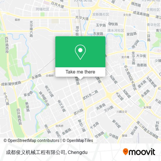 成都俊义机械工程有限公司 map