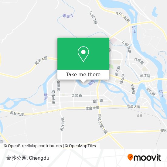金沙公园 map