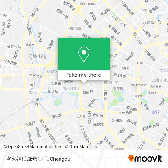 盗火神话烧烤酒吧 map