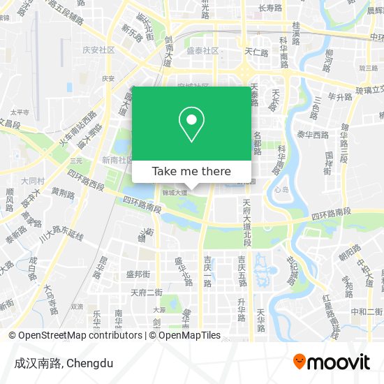 成汉南路 map