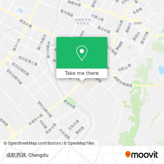 成航西路 map