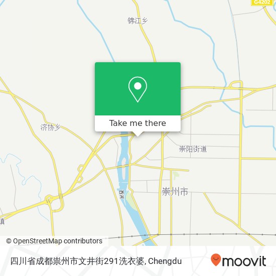 四川省成都祟州市文井街291洗衣婆 map
