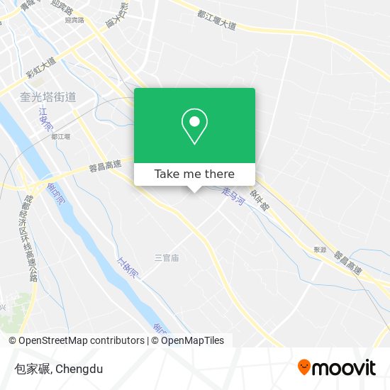 包家碾 map