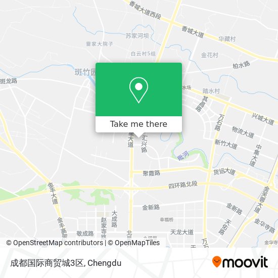 成都国际商贸城3区 map