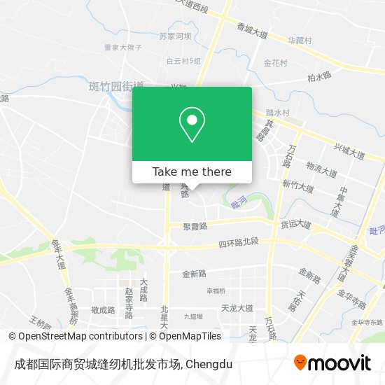 成都国际商贸城缝纫机批发市场 map