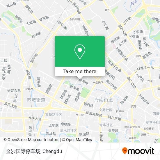 金沙国际停车场 map