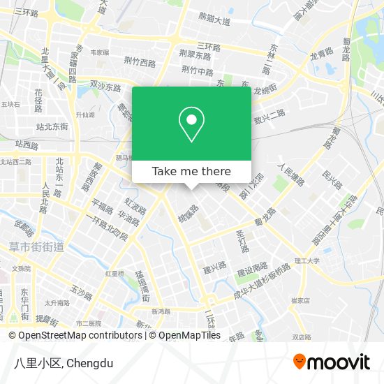 八里小区 map