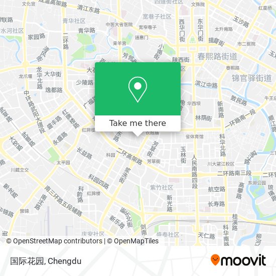国际花园 map