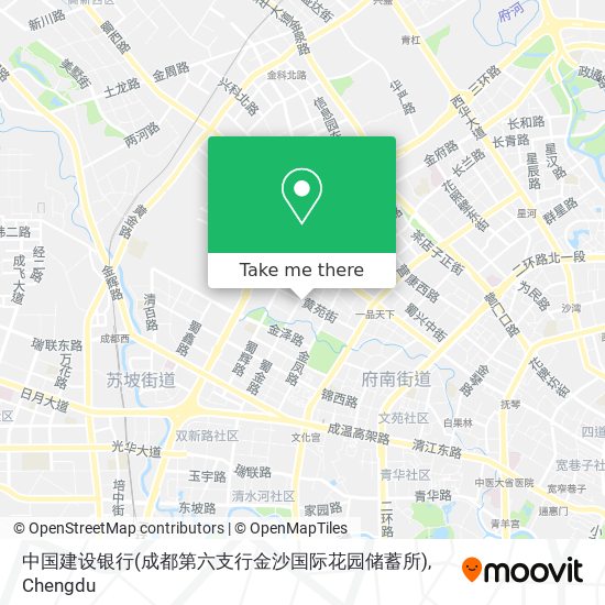 中国建设银行(成都第六支行金沙国际花园储蓄所) map