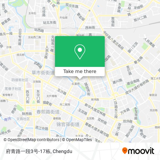 府青路一段3号-17栋 map