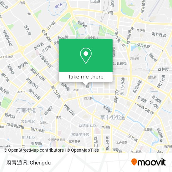 府青通讯 map