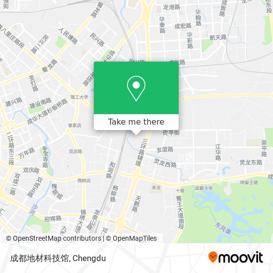 成都地材科技馆 map