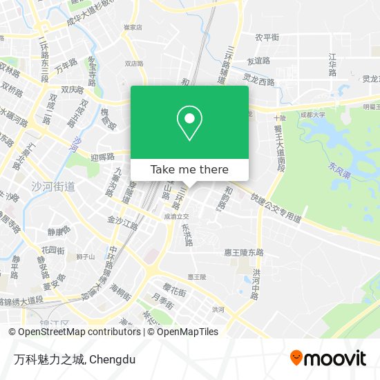 万科魅力之城 map