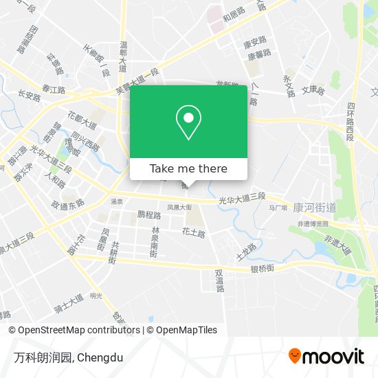 万科朗润园 map