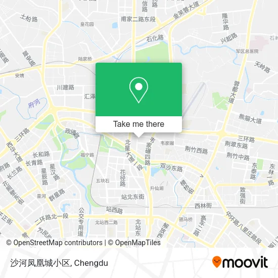 沙河凤凰城小区 map