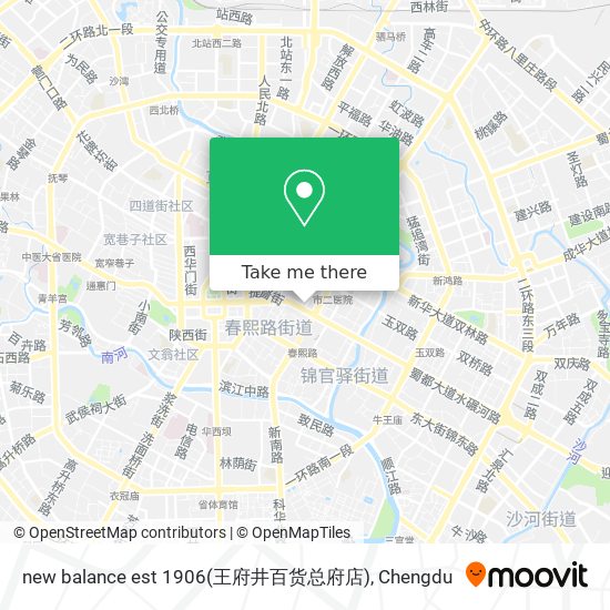 new balance est 1906(王府井百货总府店) map