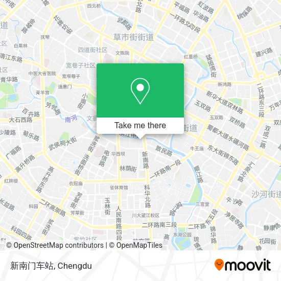 新南门车站 map
