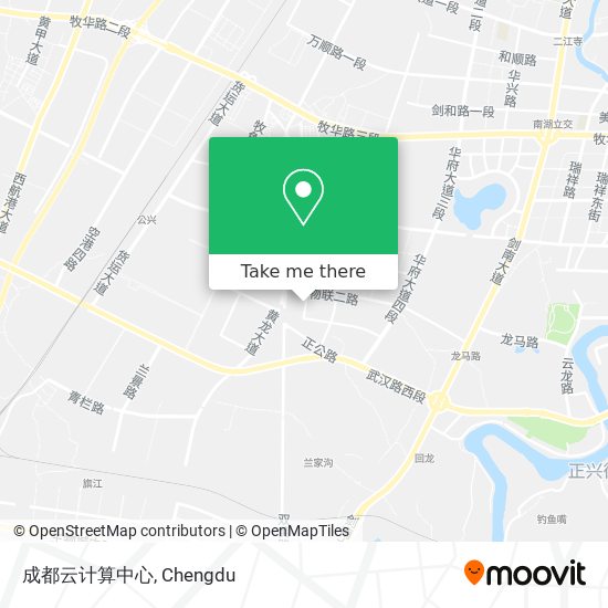 成都云计算中心 map