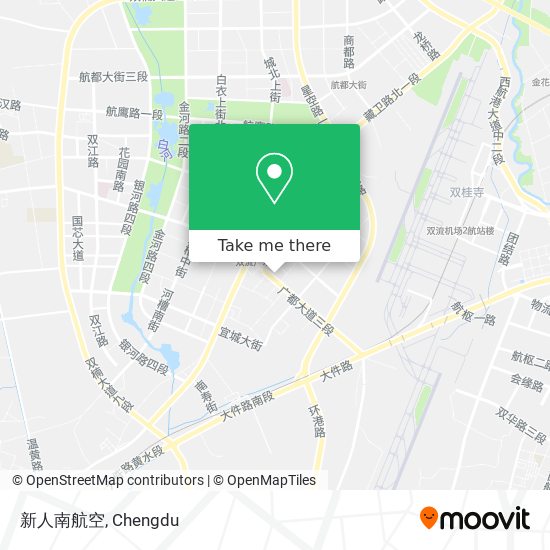 新人南航空 map