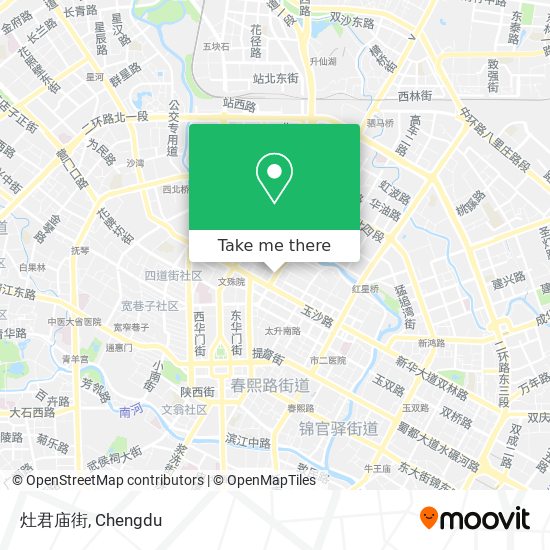 灶君庙街 map