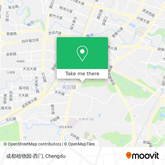 成都植物园-西门 map