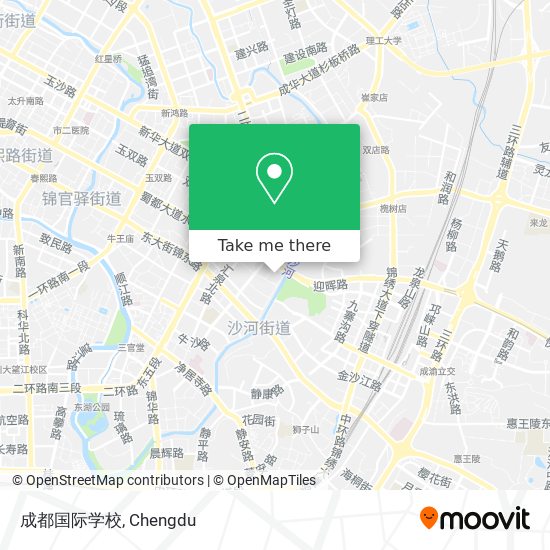 成都国际学校 map