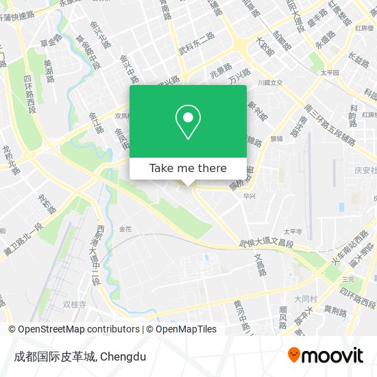 成都国际皮革城 map