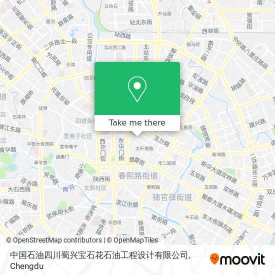 中国石油四川蜀兴宝石花石油工程设计有限公司 map