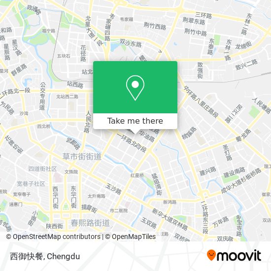 西御快餐 map