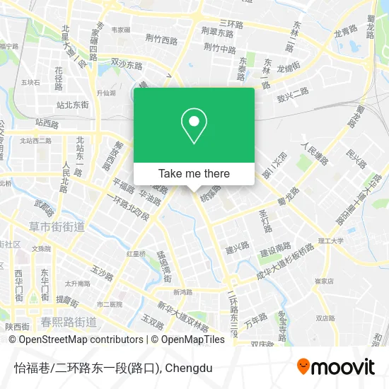 怡福巷/二环路东一段(路口) map